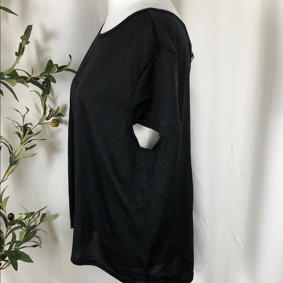 Women's Short Sleeve Top with Split Back and 'LOVE' Back Straps Sz XL (T5) - Picture 3 of 8